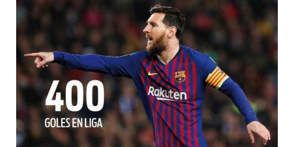 Messi stał się pierwszą osobą w La Liga 400